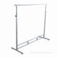 Movable Clothes Airer with Chrome-plated Finish, Made of Metal, Measures 600 x 610 x 1800mm
